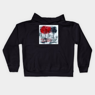 Red Rain Kids Hoodie